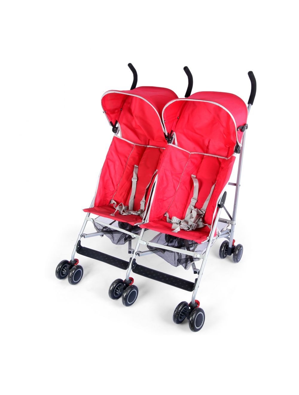 Joymaker Twin Stroller Red